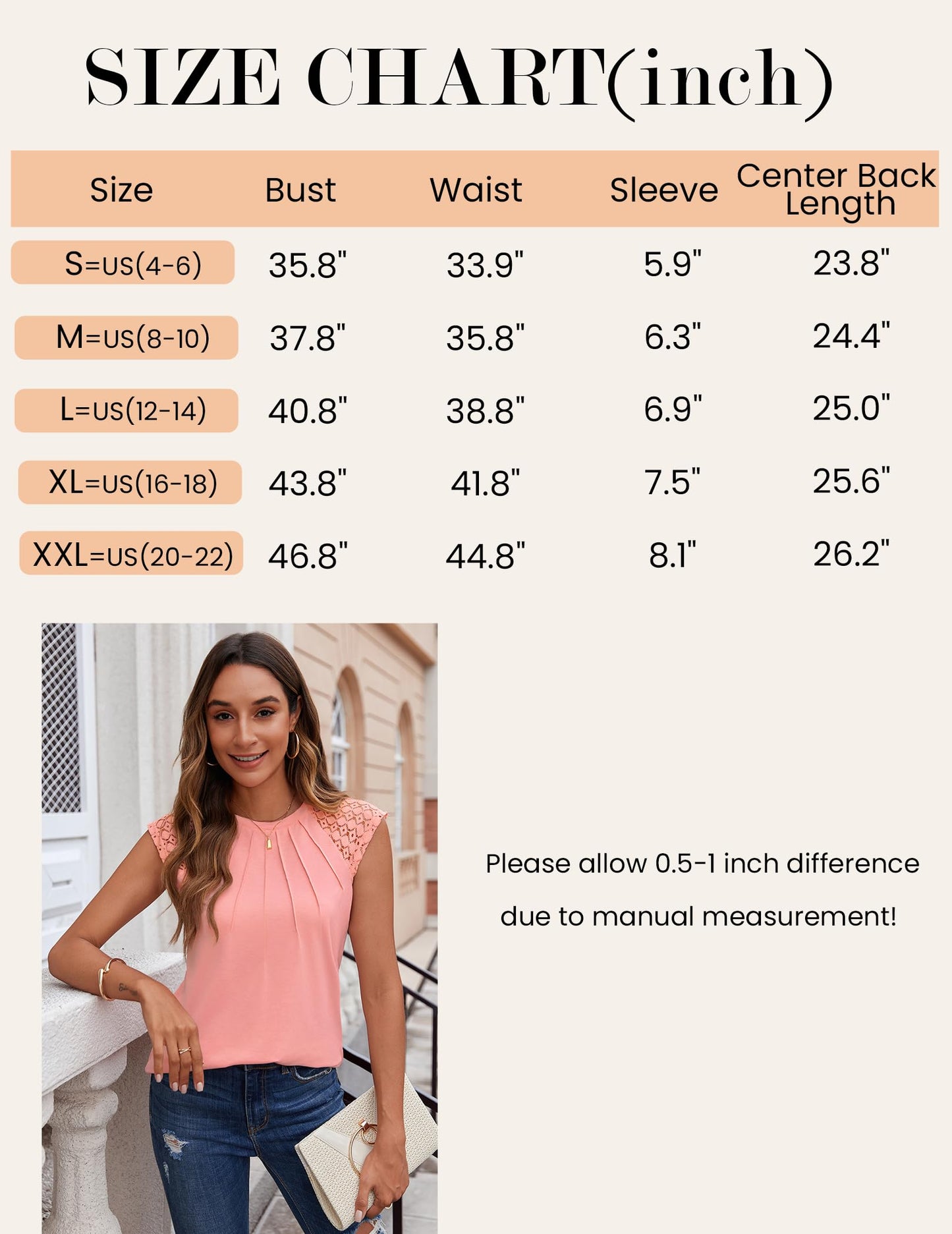 Zeagoo Womens Tank Tops Lace Cap Sleeve Tops Dressy Casual Sleeveless Blouses Pleated Work Shirts Black