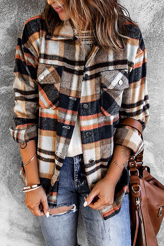 Bestie Plaid Shacket - Bella Blue Styles