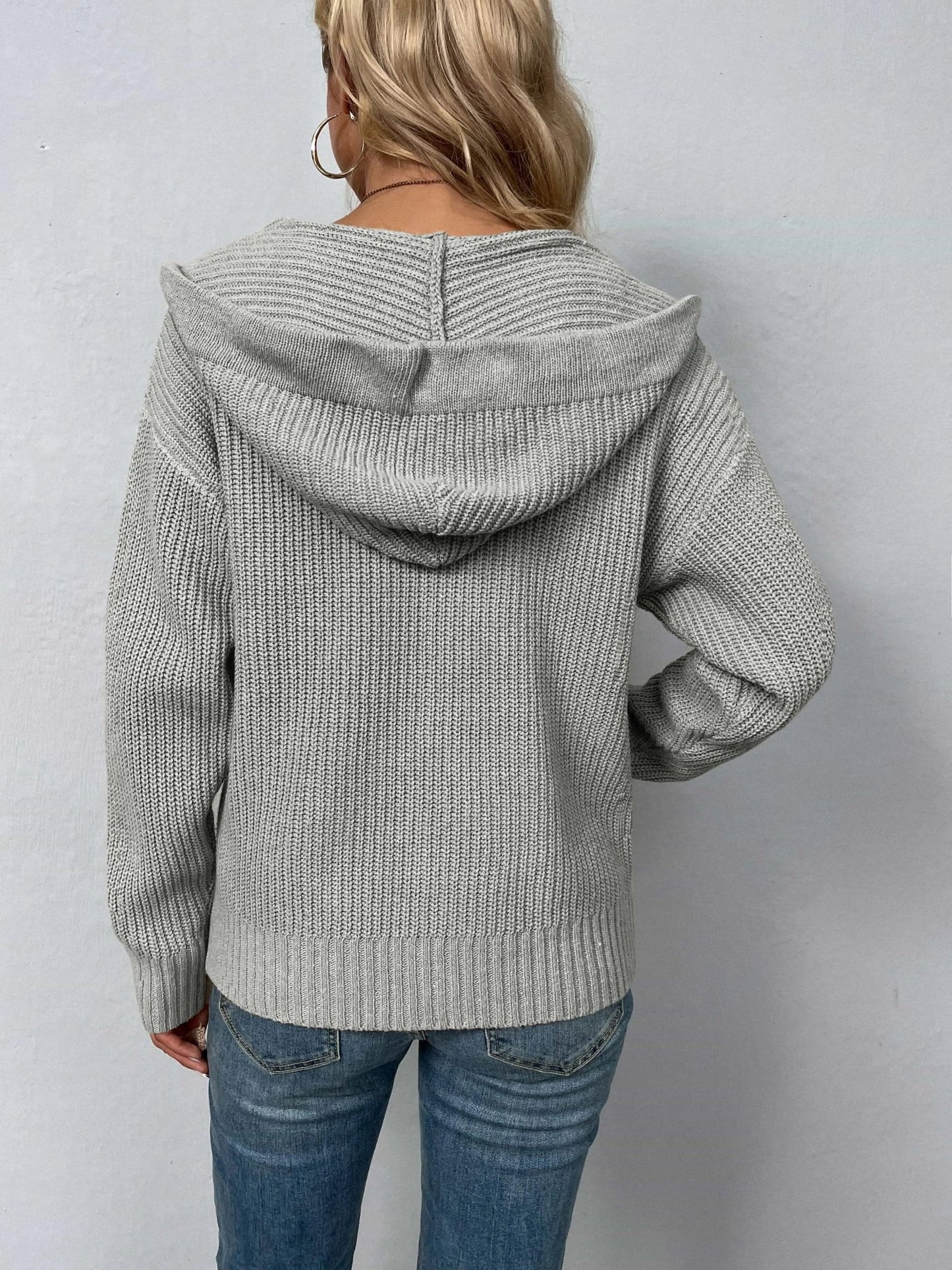 Carly Hooded Cardigan - Bella Blue Styles