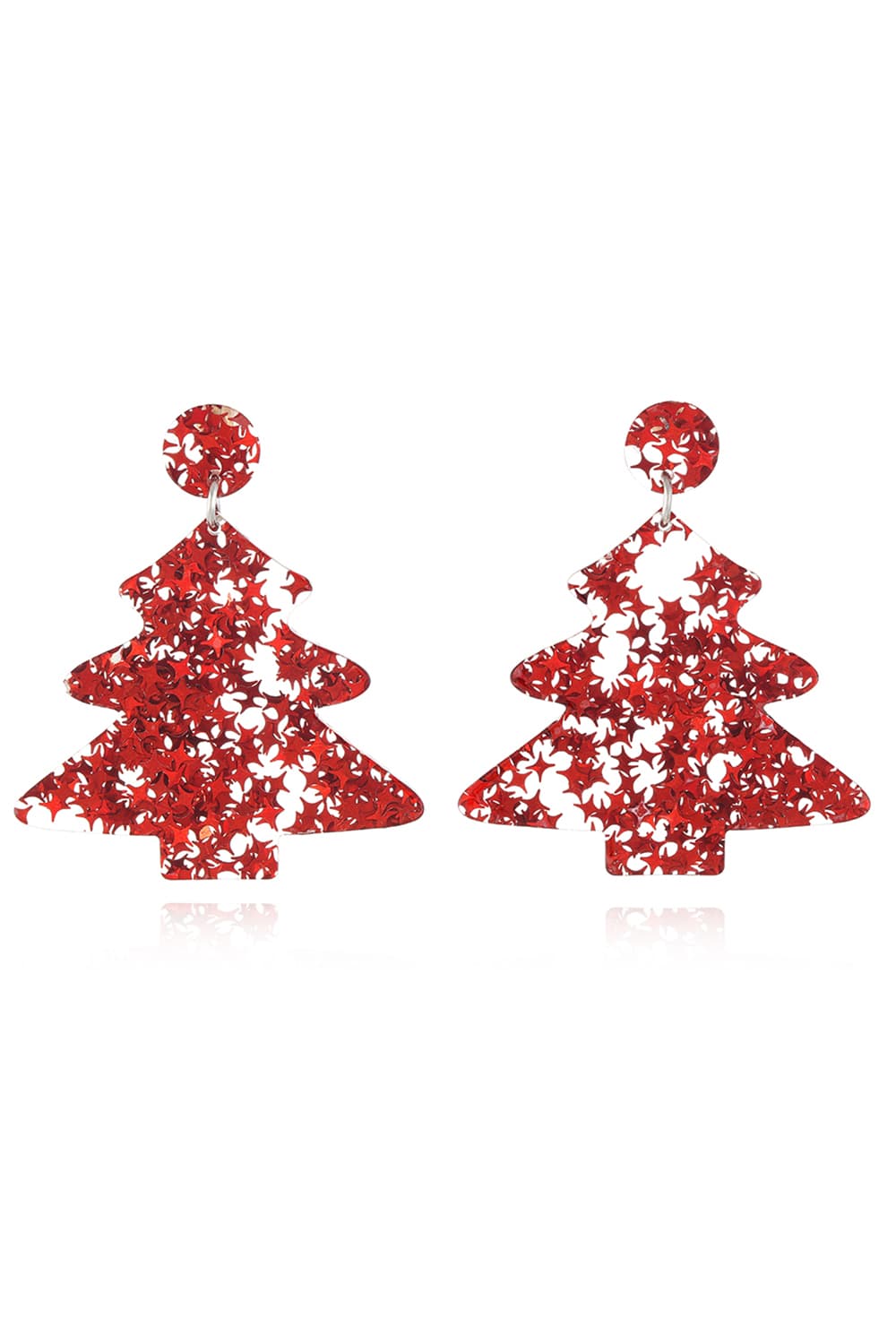 Christmas Tree Acrylic Earrings - Bella Blue Styles