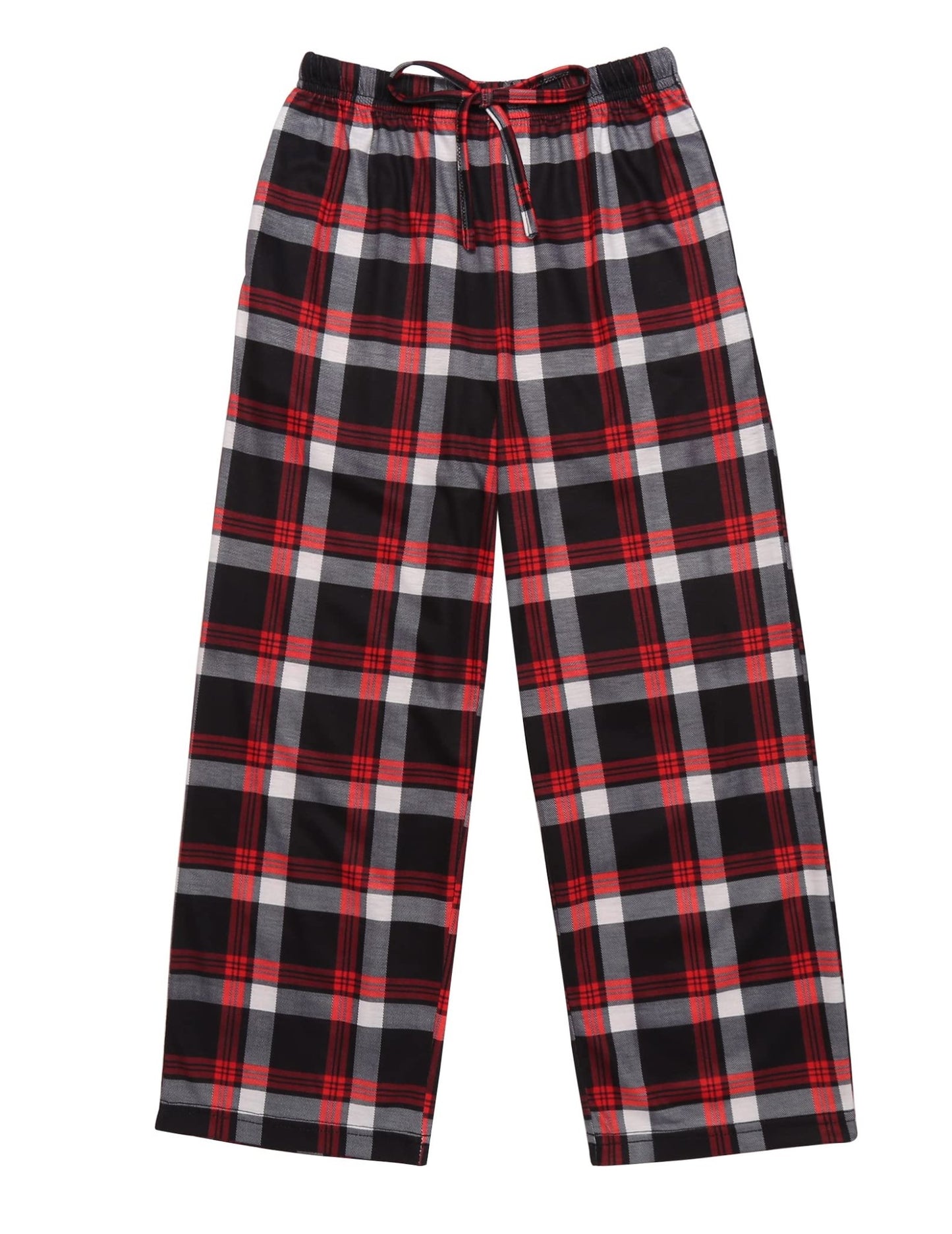 Ekouaer Boys Pajama Pants Long Sleep Pants Soft Elastic Waist Pajama Bottoms Plaid Lounge Pants with 2 Pockets - Bella Blue Styles