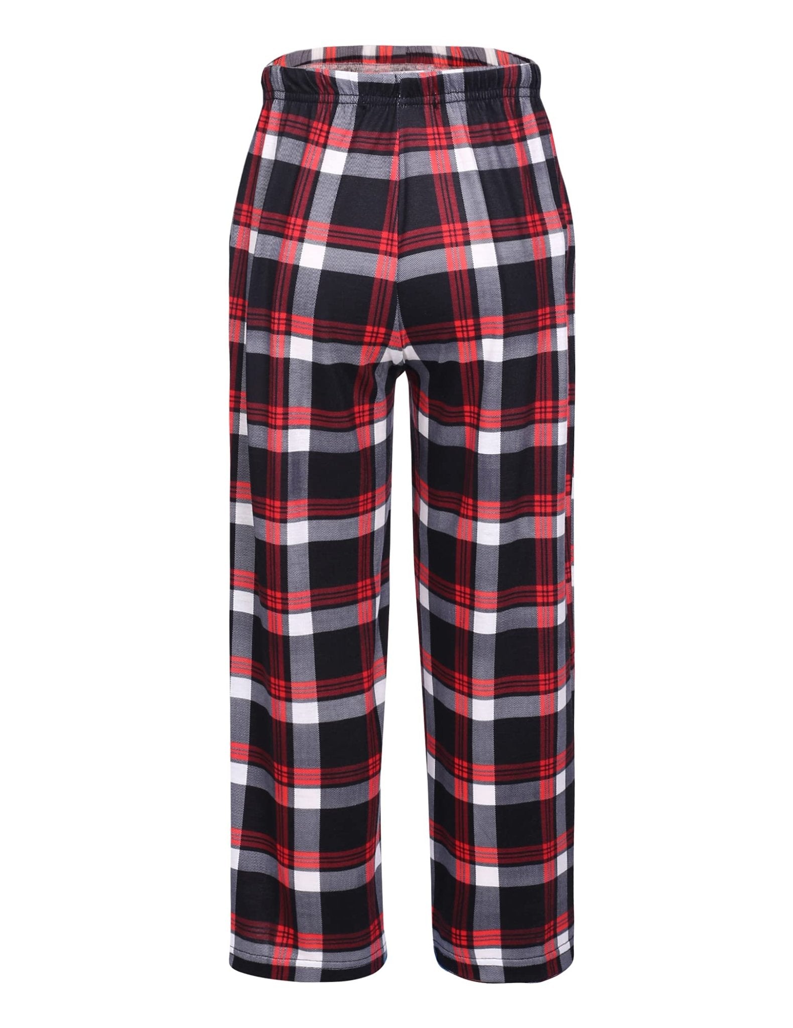 Ekouaer Boys Pajama Pants Long Sleep Pants Soft Elastic Waist Pajama Bottoms Plaid Lounge Pants with 2 Pockets - Bella Blue Styles