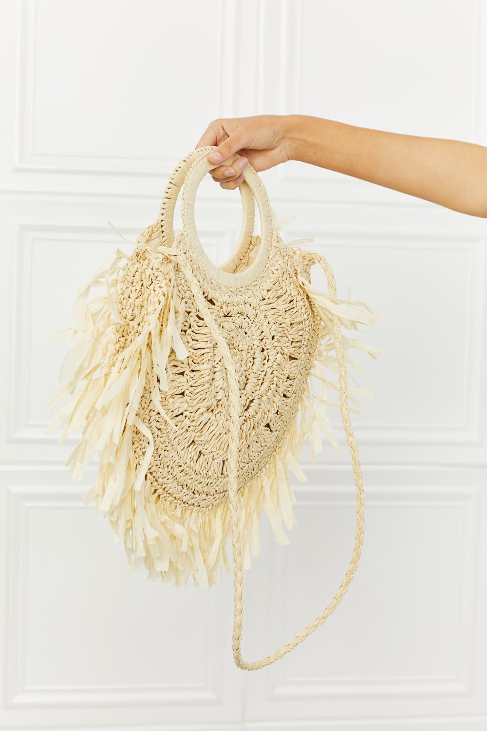 Fame Found My Paradise Straw Handbag - Bella Blue Styles