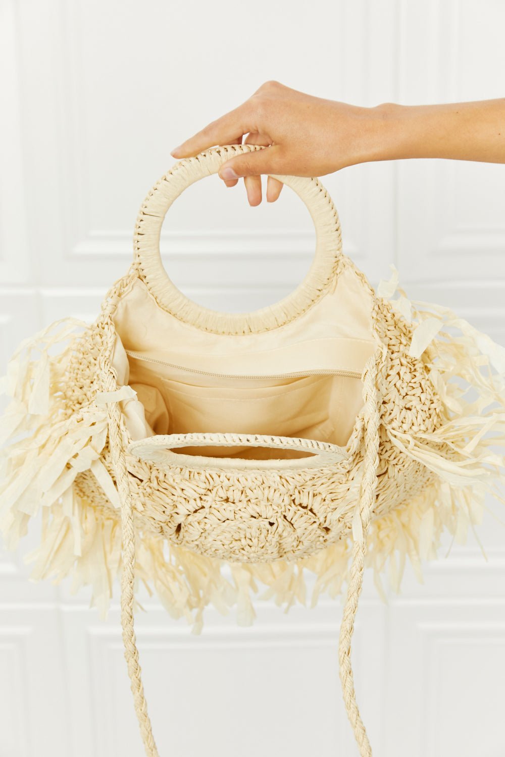 Fame Found My Paradise Straw Handbag - Bella Blue Styles