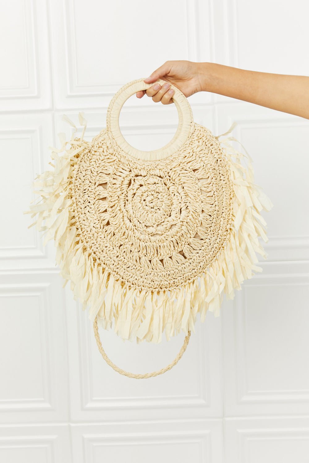 Fame Found My Paradise Straw Handbag - Bella Blue Styles