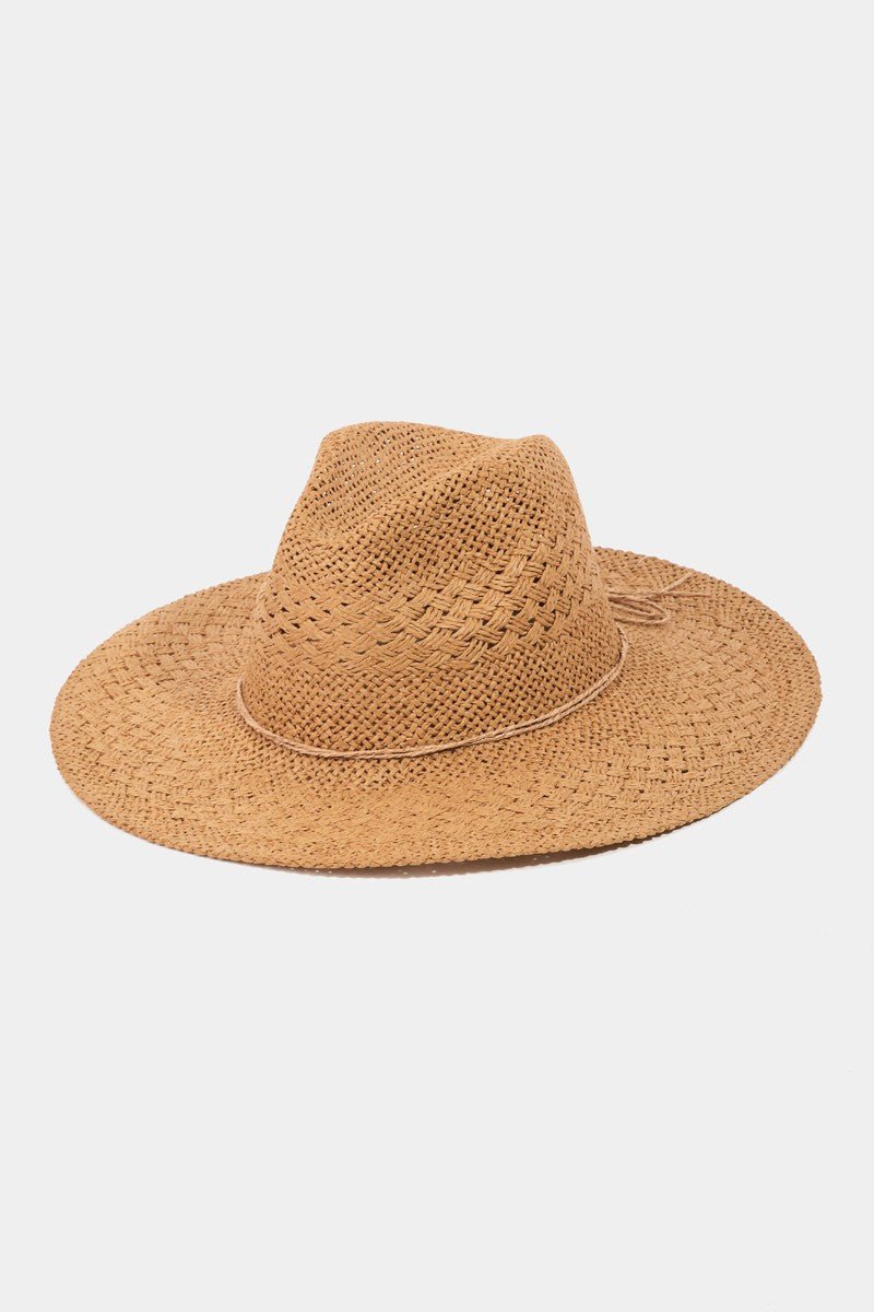 Fame Straw Braided Sun Hat - Bella Blue Styles