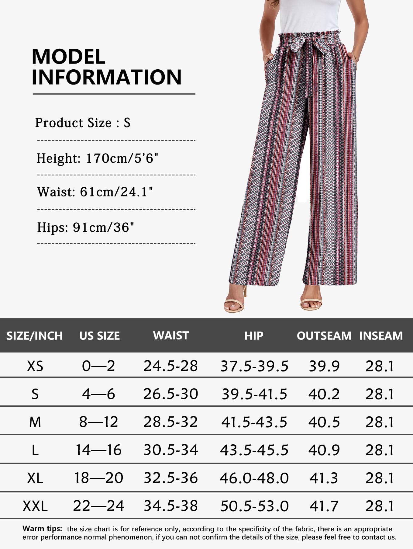 FREEOAK Wide Leg Casual Business Boho Hippie Pants Flowy Breathable Soft Pajama Bottom Trendy Outfits Beach Plus Size Office - Bella Blue Styles