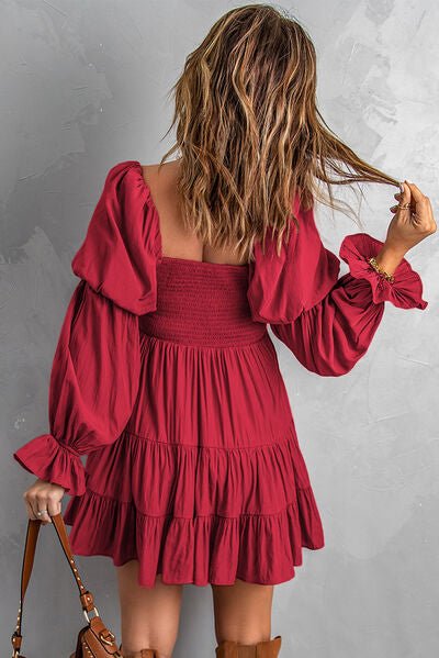 Giddy-up Off-Shoulder Mini Dress - Bella Blue Styles