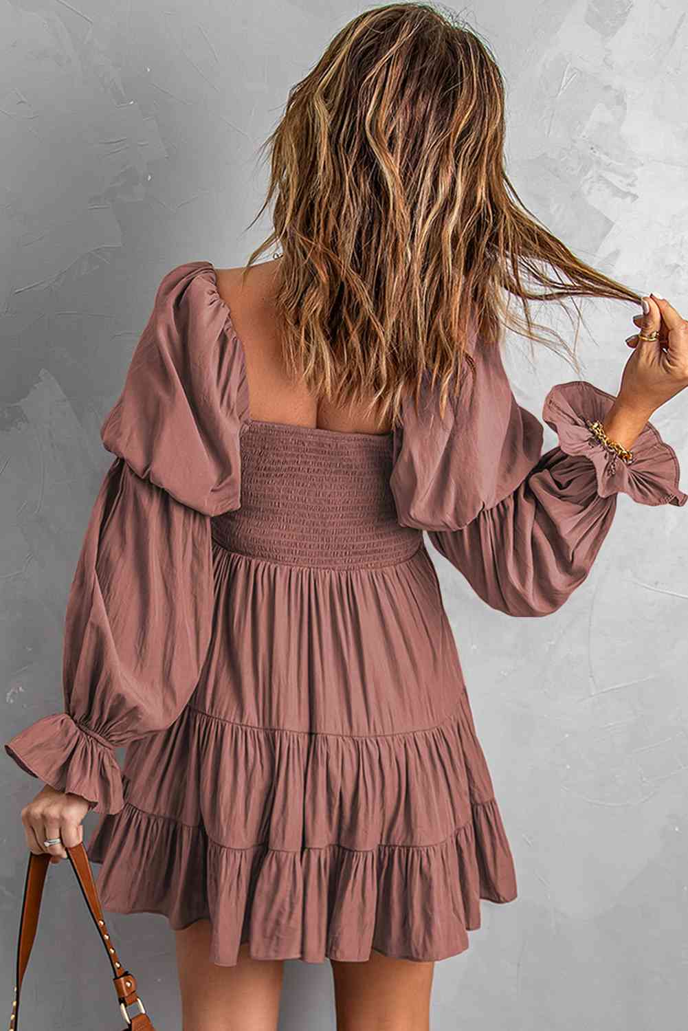 Giddy-up Off-Shoulder Mini Dress - Bella Blue Styles