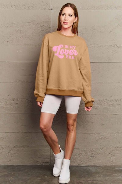 IN MY LOVER ERA Round Neck Sweatshirt - Bella Blue Styles