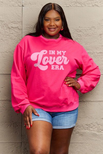 IN MY LOVER ERA Round Neck Sweatshirt - Bella Blue Styles