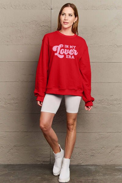 IN MY LOVER ERA Round Neck Sweatshirt - Bella Blue Styles