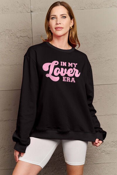 IN MY LOVER ERA Round Neck Sweatshirt - Bella Blue Styles