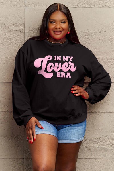 IN MY LOVER ERA Round Neck Sweatshirt - Bella Blue Styles