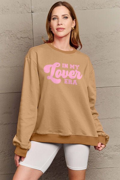 IN MY LOVER ERA Round Neck Sweatshirt - Bella Blue Styles