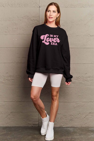 IN MY LOVER ERA Round Neck Sweatshirt - Bella Blue Styles