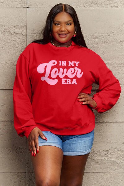 IN MY LOVER ERA Round Neck Sweatshirt - Bella Blue Styles