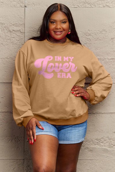 IN MY LOVER ERA Round Neck Sweatshirt - Bella Blue Styles