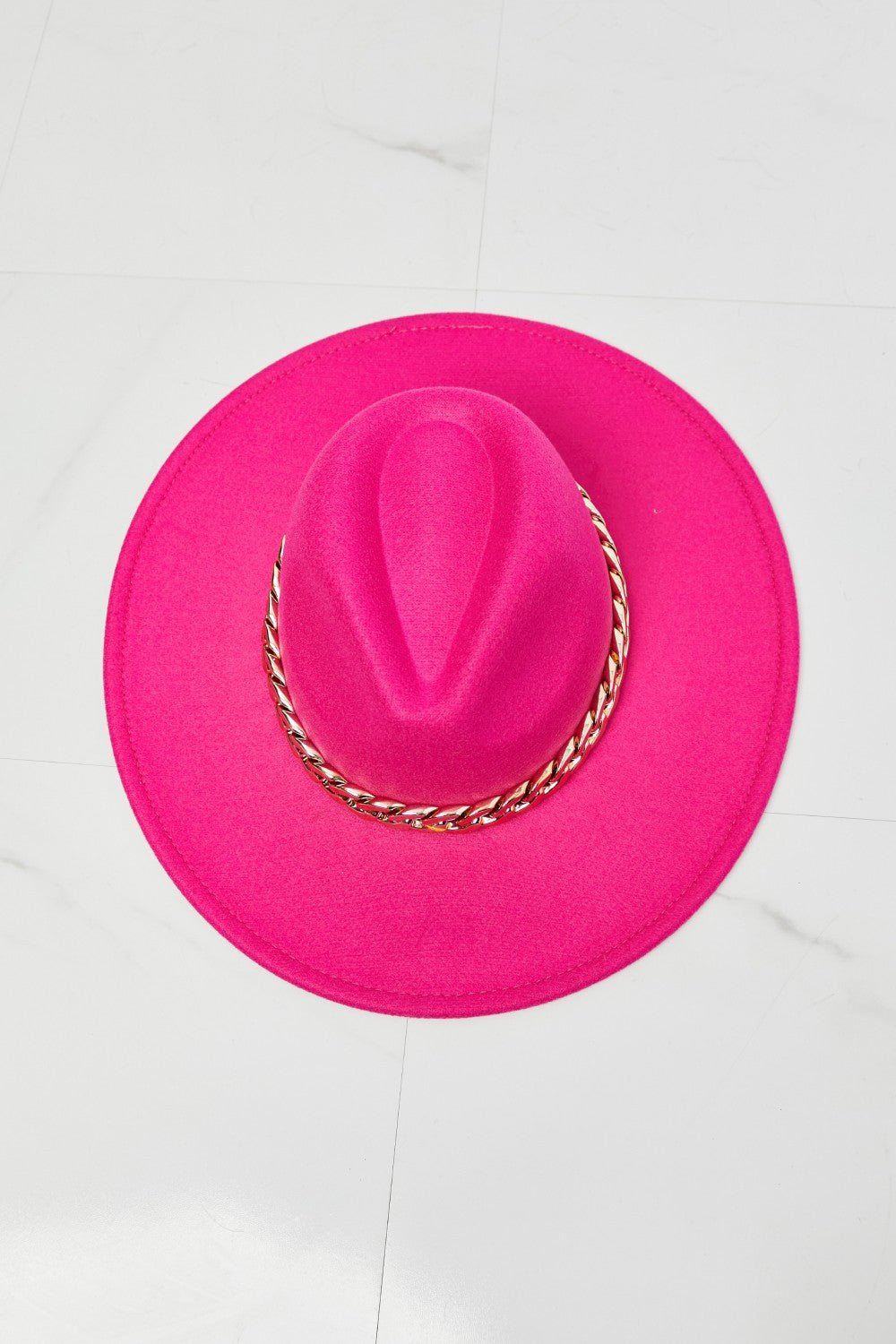 Keep Your Promise Pink Fedora Hat - Bella Blue Styles