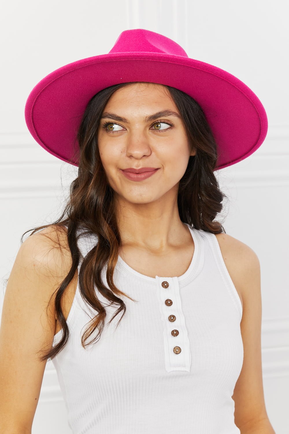 Keep Your Promise Pink Fedora Hat - Bella Blue Styles