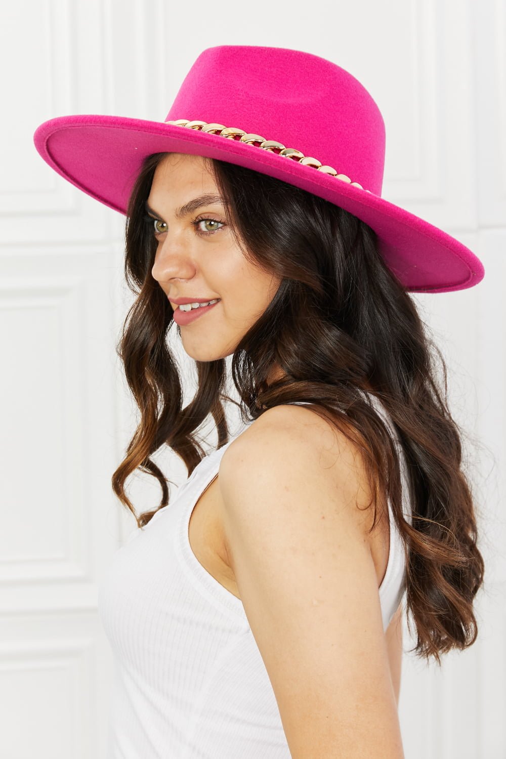 Keep Your Promise Pink Fedora Hat - Bella Blue Styles