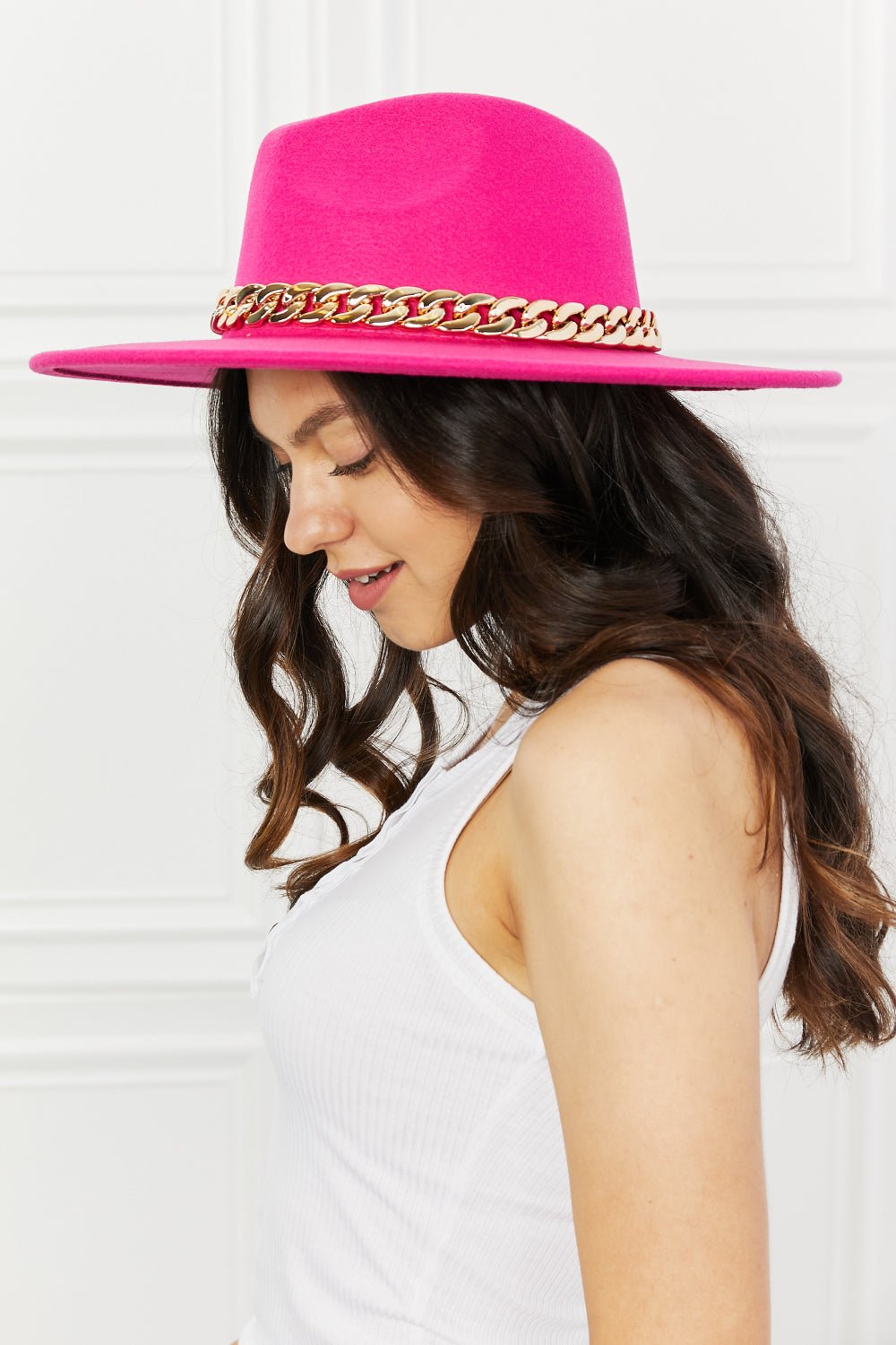 Keep Your Promise Pink Fedora Hat - Bella Blue Styles