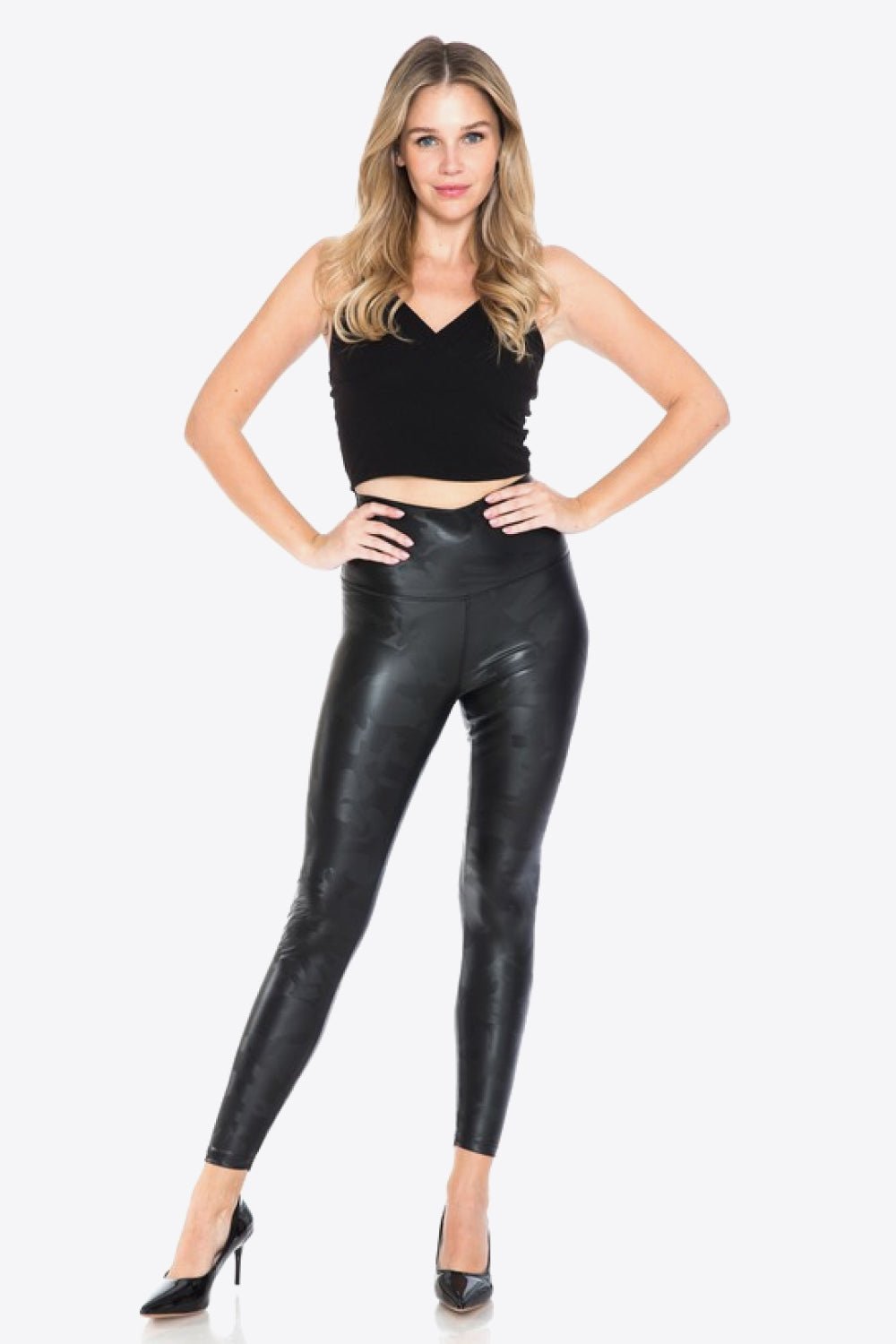 Look At Me PU Leather Leggings - Bella Blue Styles