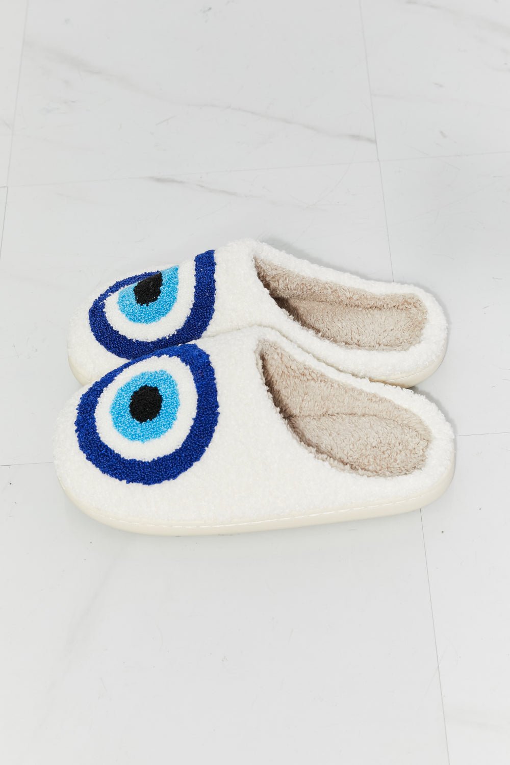 MMShoes Eye Plush Slipper - Bella Blue Styles