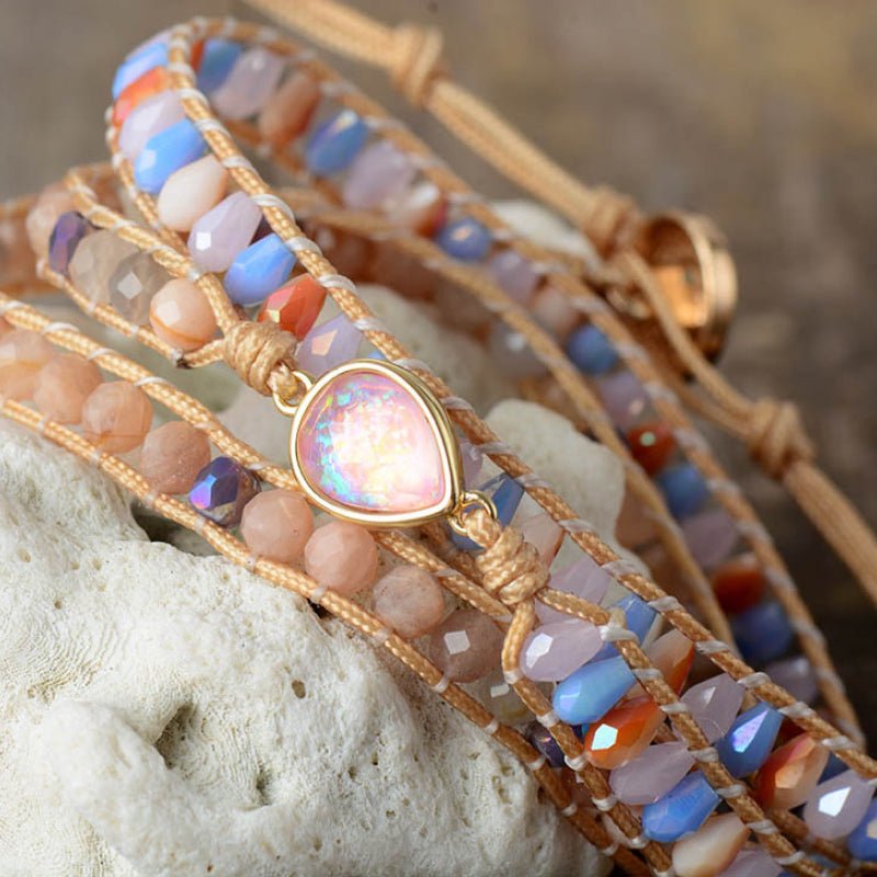 Opal Beaded Bracelet - Bella Blue Styles