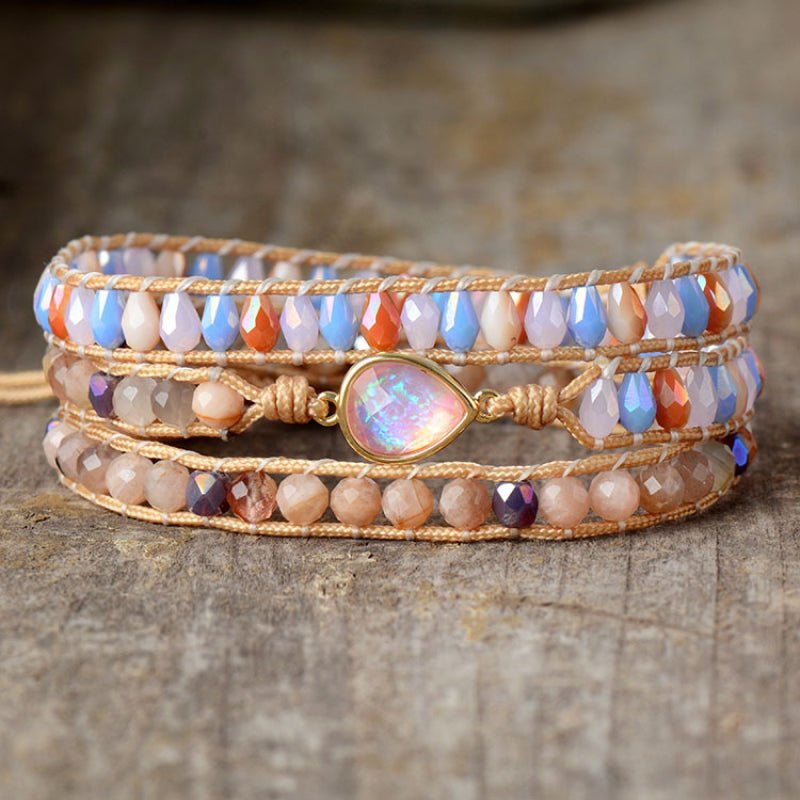 Opal Beaded Bracelet - Bella Blue Styles