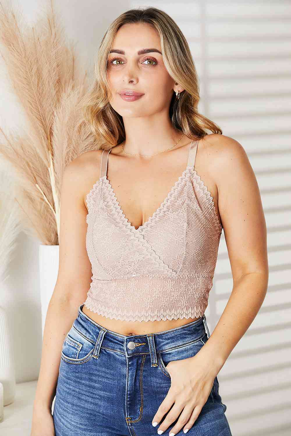 Skye Mocha Lace Bralette - Bella Blue Styles