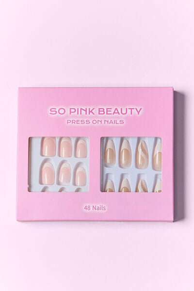 SO PINK BEAUTY Betty Press On Nails 2 Packs - Bella Blue Styles