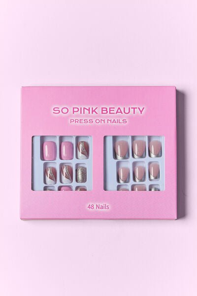 SO PINK BEAUTY Betty Press On Nails 2 Packs - Bella Blue Styles