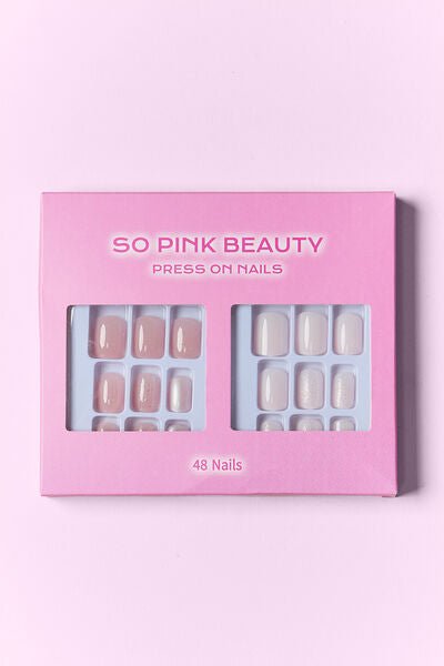 SO PINK BEAUTY Betty Press On Nails 2 Packs - Bella Blue Styles