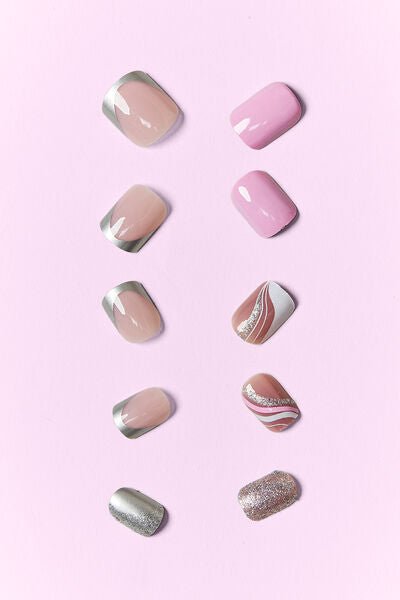 SO PINK BEAUTY Betty Press On Nails 2 Packs - Bella Blue Styles