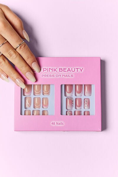 SO PINK BEAUTY Cheryl Press On Nails 2 Packs - Bella Blue Styles