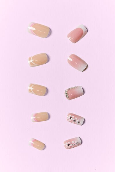 SO PINK BEAUTY Cheryl Press On Nails 2 Packs - Bella Blue Styles