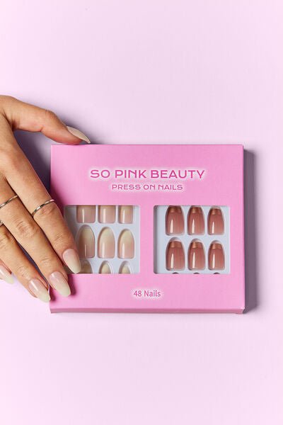 SO PINK BEAUTY Cheryl Press On Nails 2 Packs - Bella Blue Styles