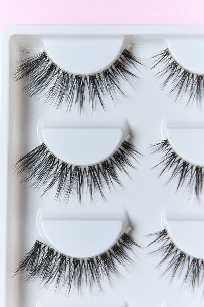 SO PINK BEAUTY Faux Mink Eyelashes 5 Pairs - Bella Blue Styles