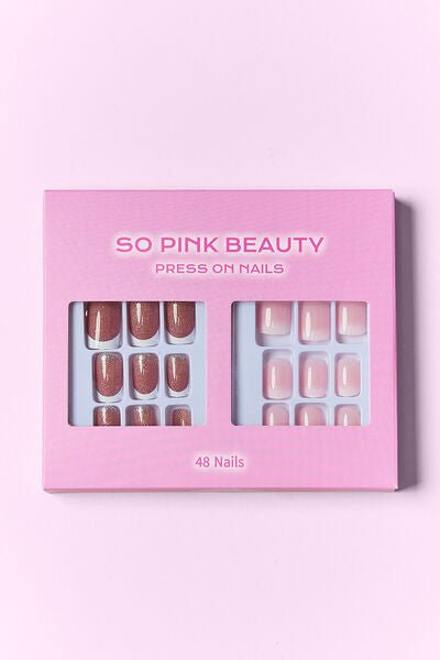 SO PINK BEAUTY Polly Press On Nails 2 Packs - Bella Blue Styles