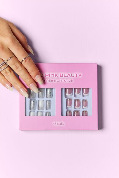 SO PINK BEAUTY Polly Press On Nails 2 Packs - Bella Blue Styles