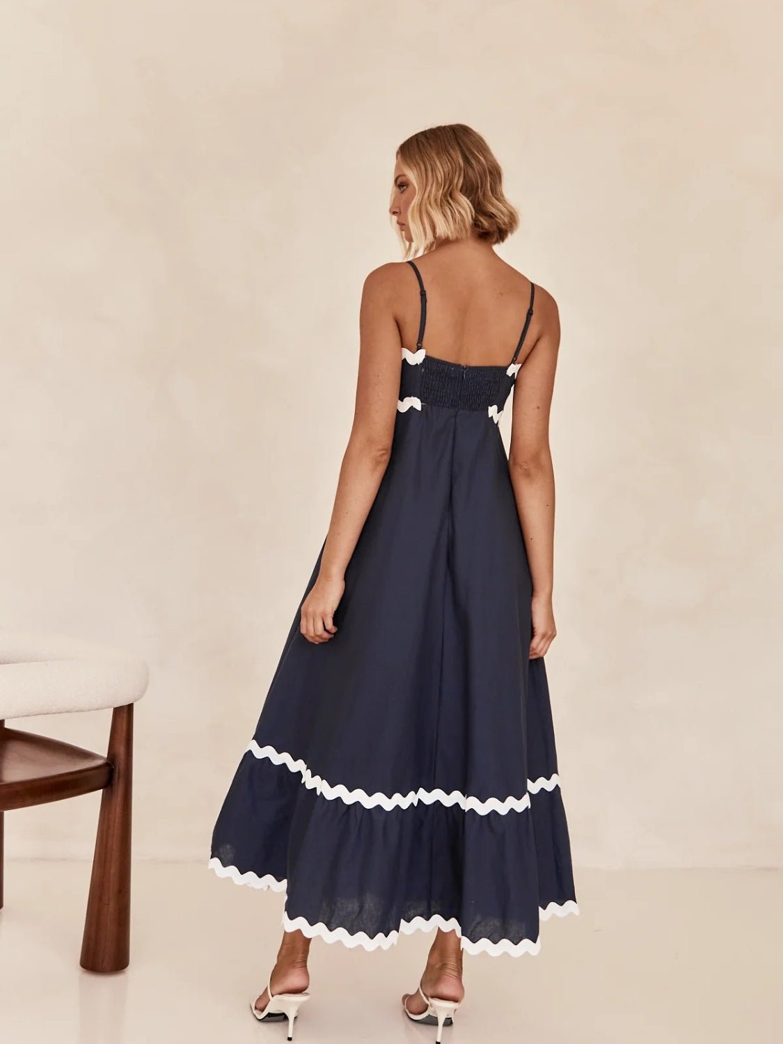 Spaghetti Strap Maxi Dress - Bella Blue Styles