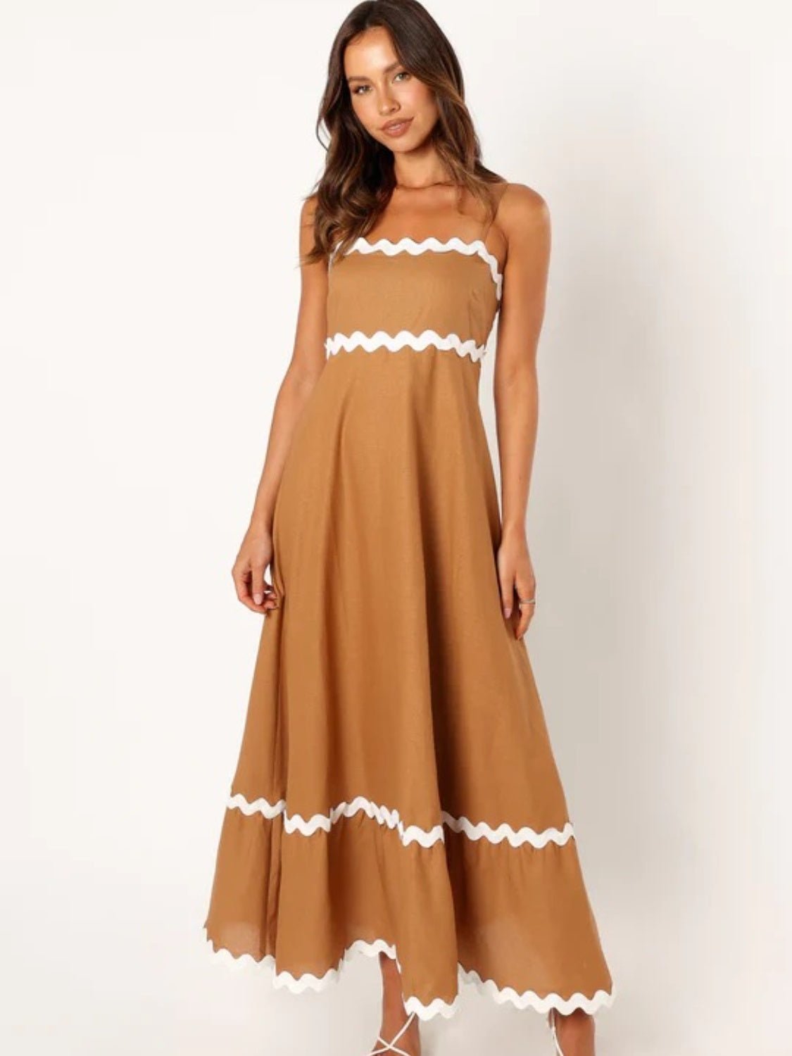 Spaghetti Strap Maxi Dress - Bella Blue Styles