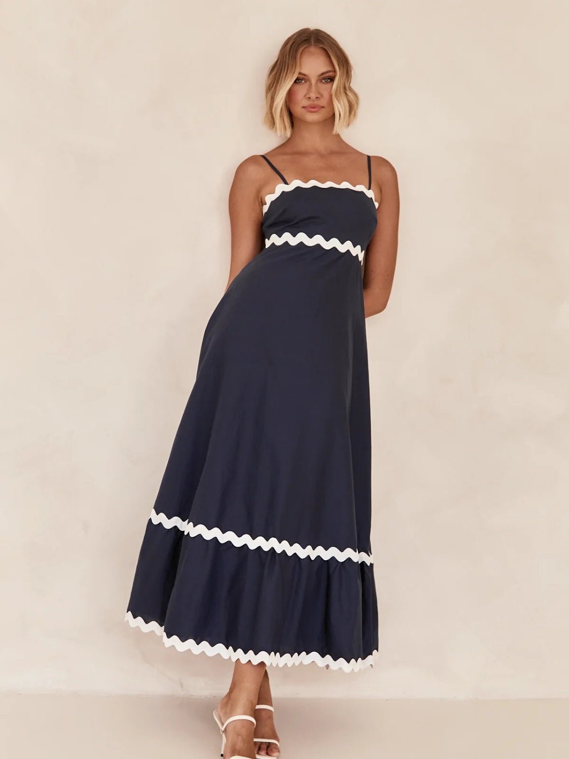 Spaghetti Strap Maxi Dress - Bella Blue Styles