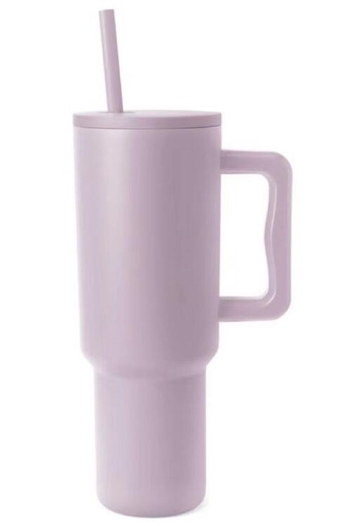 The Tucci Stainless Steel Tumbler with Matching Straw - Bella Blue Styles