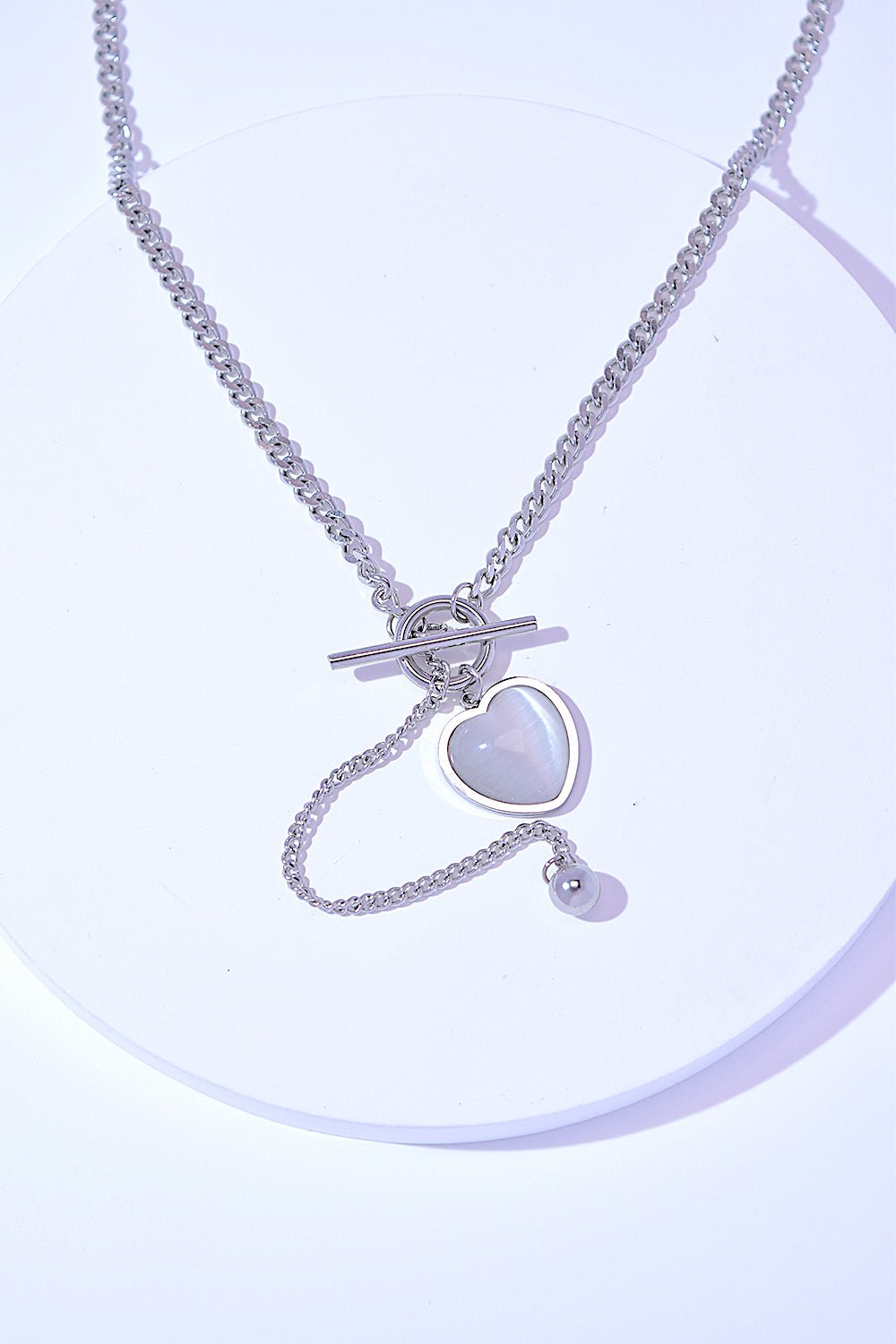 Titanium Steel Heart Necklace - Bella Blue Styles