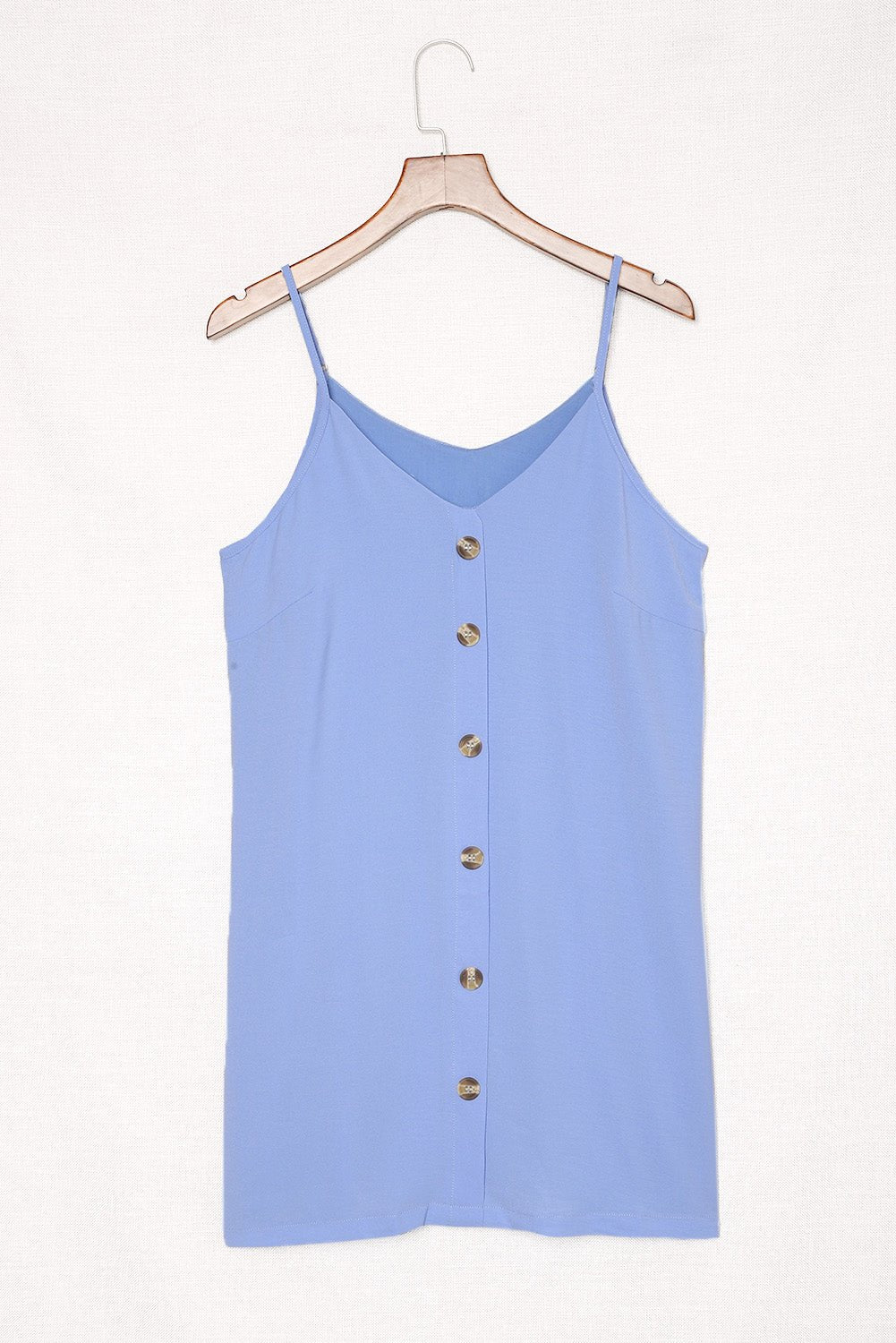 V-Neck Mini Cami Dress - Bella Blue Styles