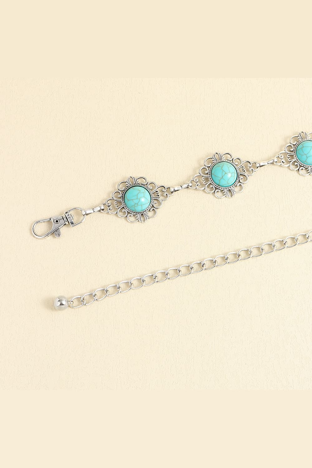 Vintage Turquoise Alloy Belt - Bella Blue Styles