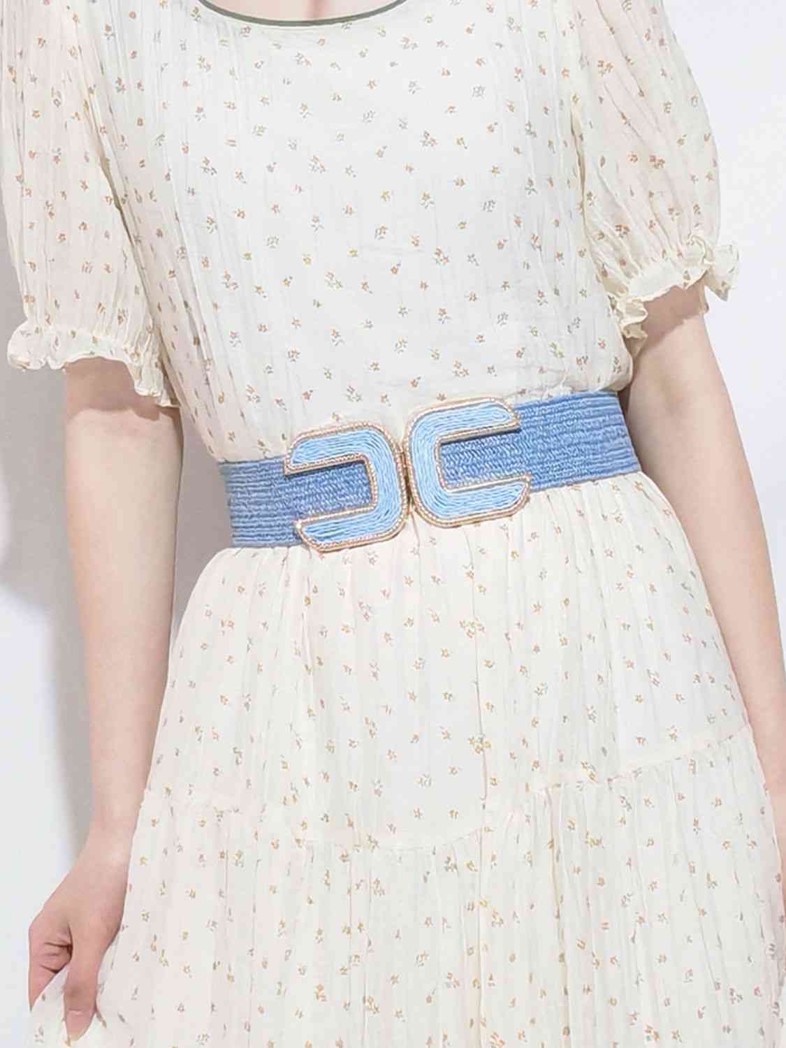 Wide Braid Belt - Bella Blue Styles