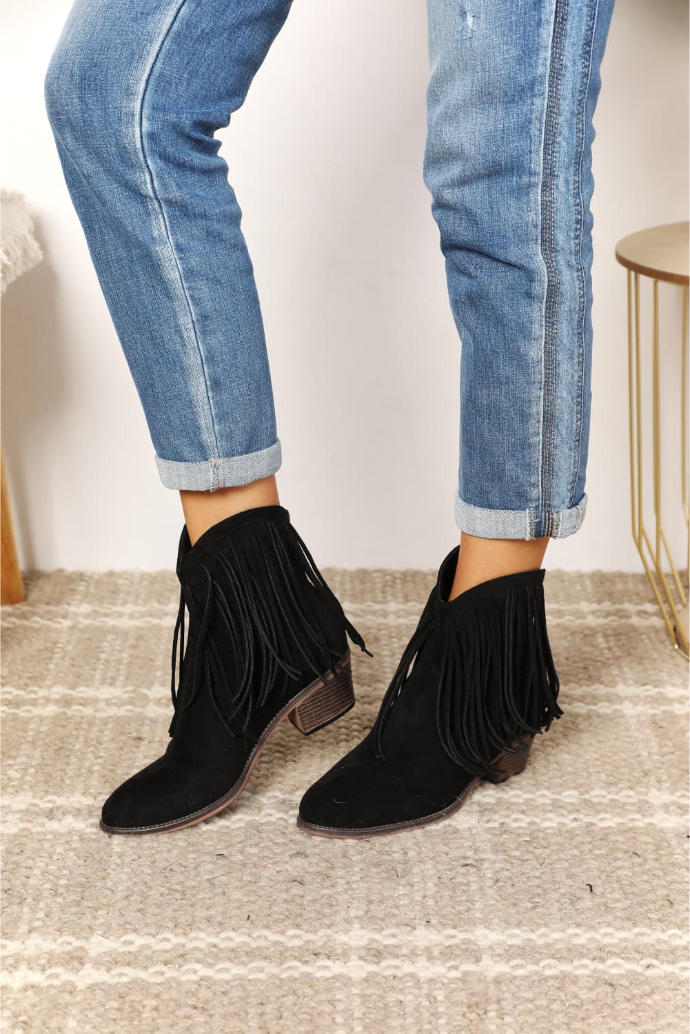 Women's Fringe Ankle Boots - Bella Blue Styles